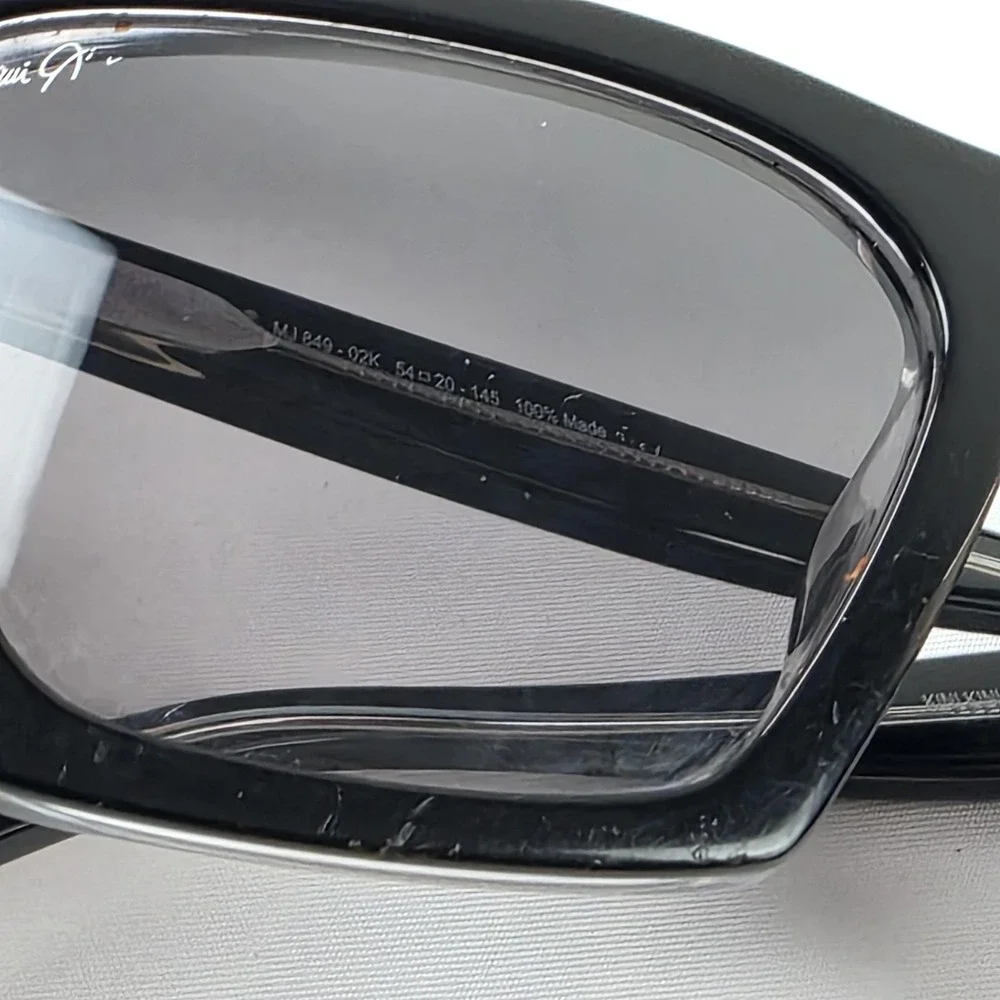 Maui Jim Kini Kini Sunglasses Womens 54-20-145 Gray Cat Eye MJ 849-02K